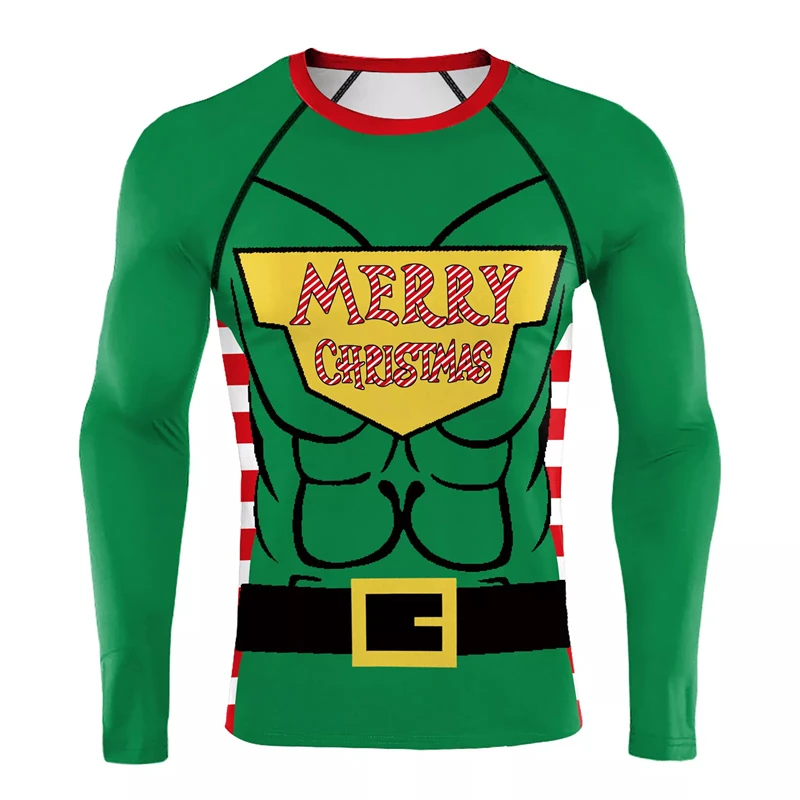 

New Fashion 2024 Merry Christmas Tops Funny Xmas Graphic Santa Claus Cosplay Tshirt Boy Crewneck Polyester Tracksuit Tee Shirts