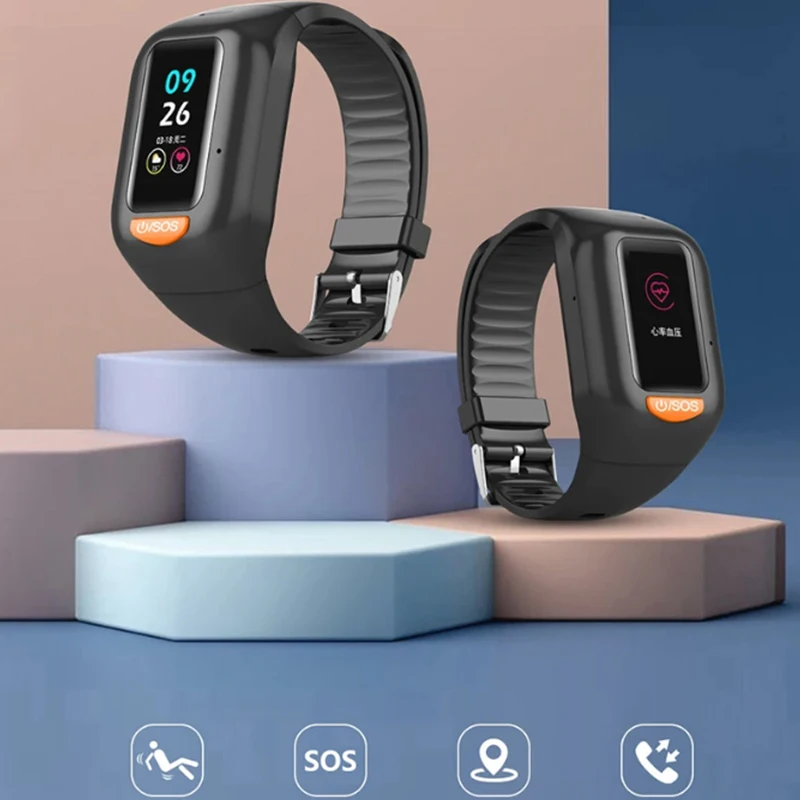 Waterproof Elderly 4G Smart Watch Men Color Screen GPS Wifi Voice Talk SOS for Help Smart GPS Watch for the Elders