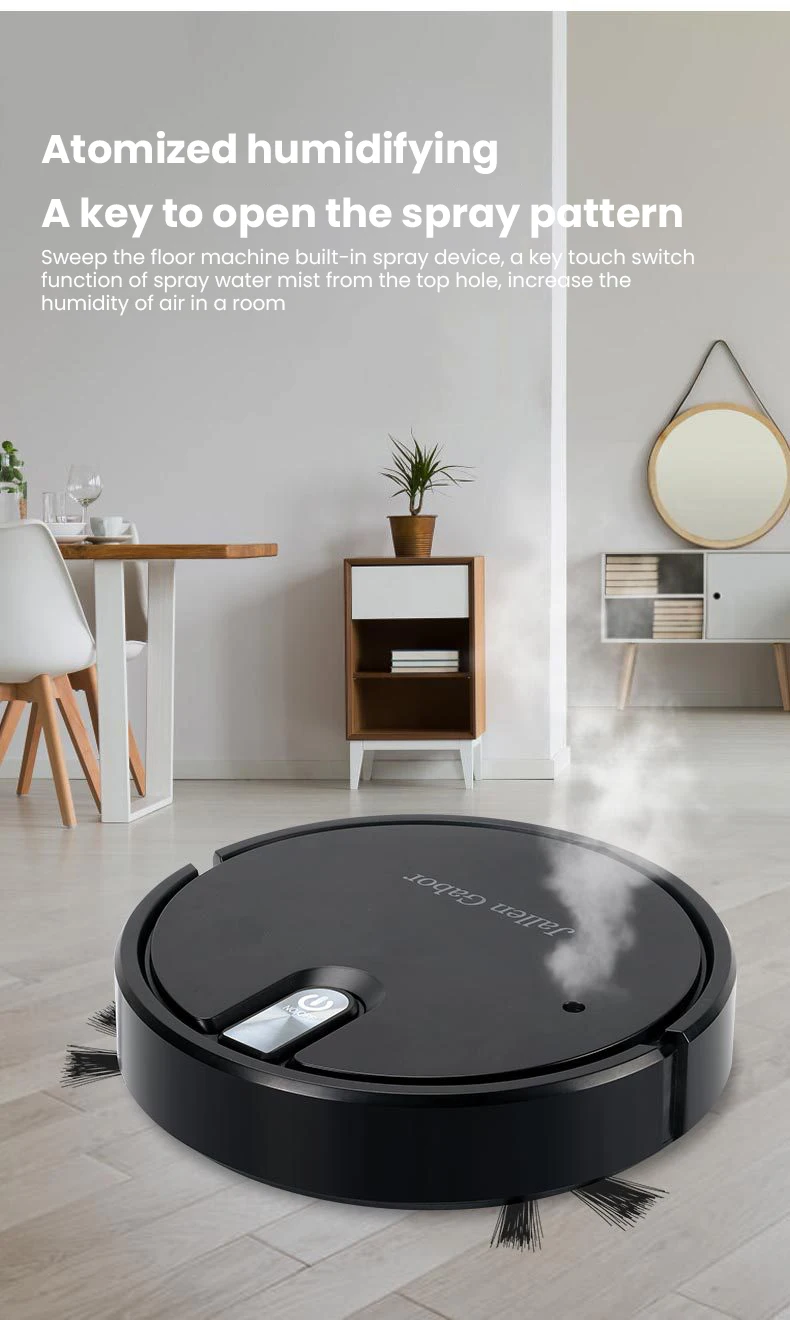 5-in-1 kabelloser intelligenter Roboter-Staubsauger, multifunktional, superleise, Staubsaugen, Wischen, Befeuchten für den Heimgebrauch, Haushaltsgeräte – Detail 14