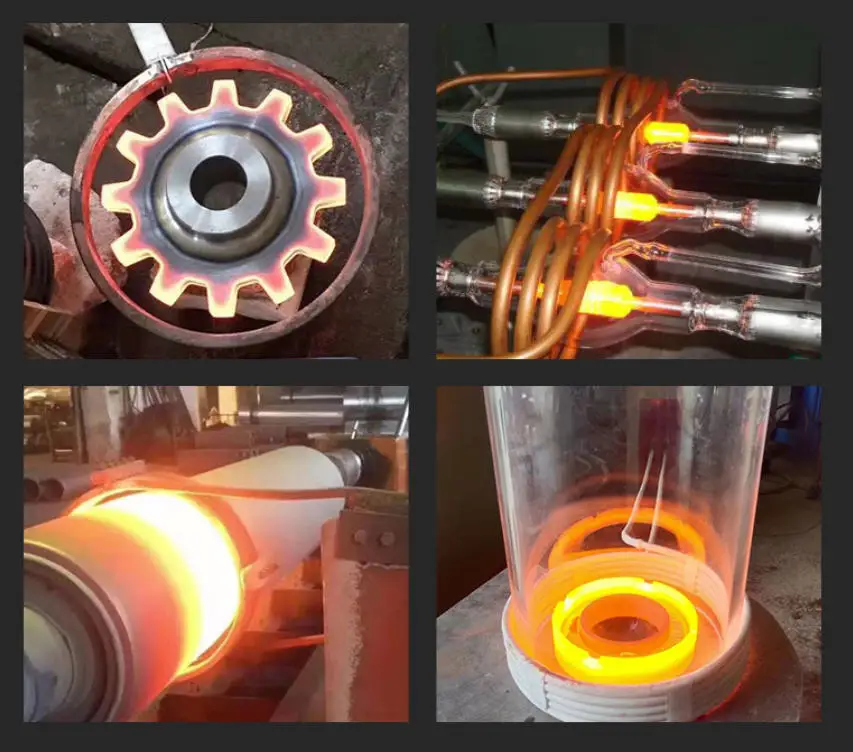 Induction Heating Machine Ultra High Frequency Fasting Heating For Shaft And Gear Teeth Hardening Quenching