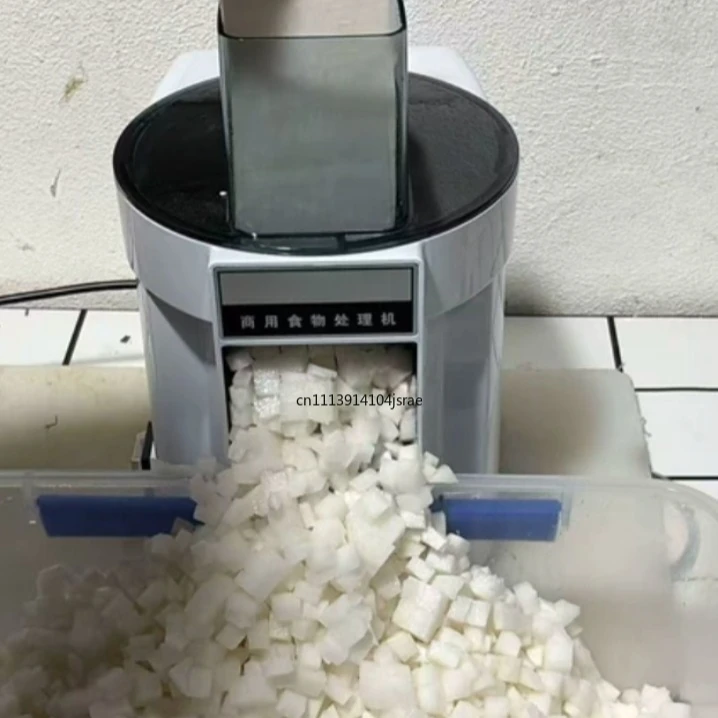 Commercial Automatic Multi‑Function Electric Vegetable Cutter Slicer Shredder Dicer Mini Cutting Machine for Potato Processing