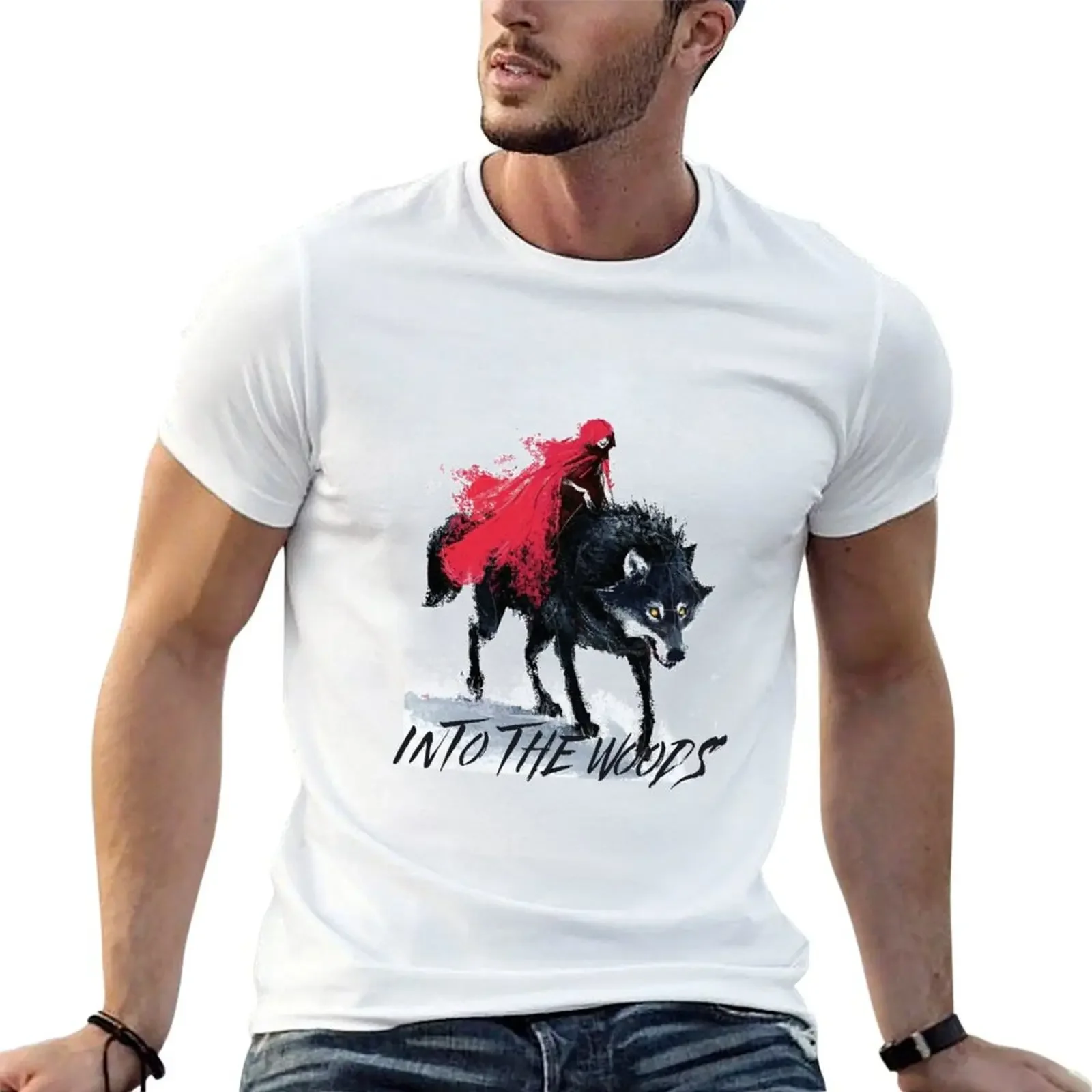 

Little Red Riding Hood Into the woods T-Shirt heavyweights kawaii clothes clothes for men