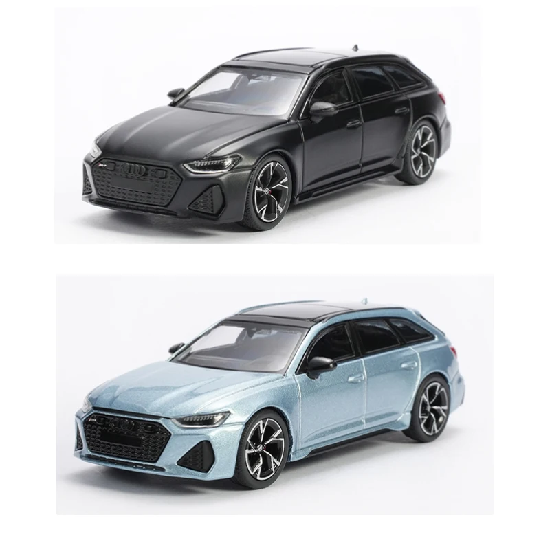 

MASSDI масштаб 1:64 RS 6, модель автомобиля из сплава, статическая коллекция, украшенные праздничные подарки, игрушки, сувенирный подарок