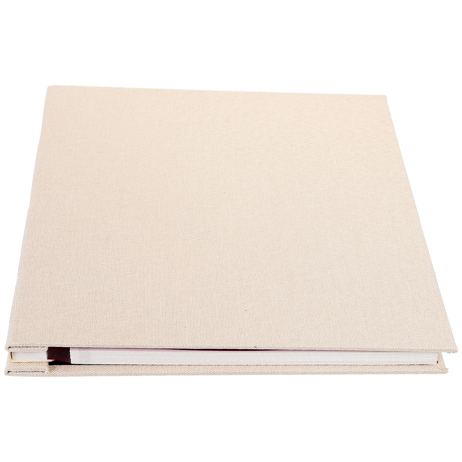 

Linen Photo Album 16 Inch Gray DIY Scrapbook Protective Family Picture Book Self Adhesive Wedding Birthday Gift