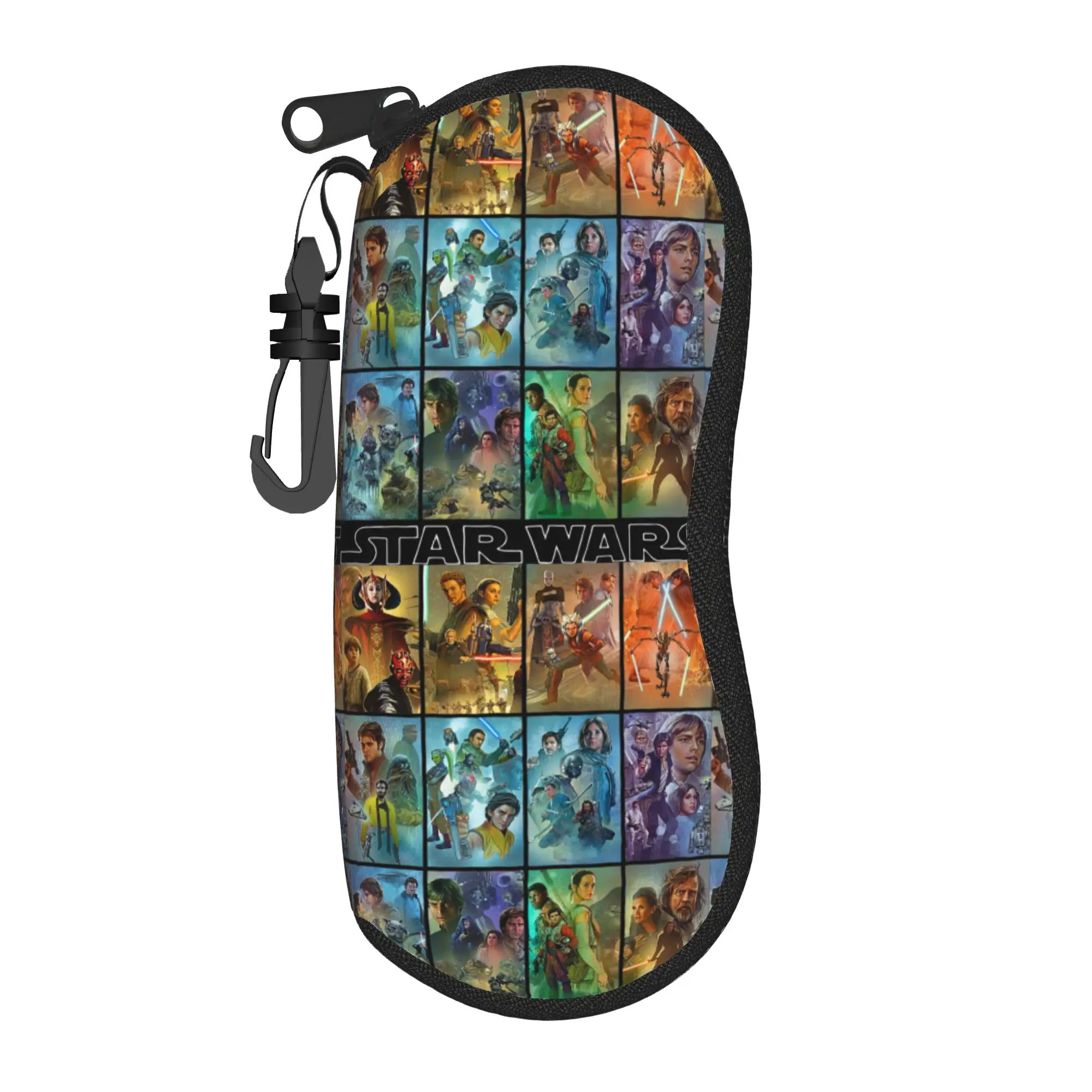 Grogu Yodas W-Warss Glasses Case Unisex Waterproof Box S-Stars Game Eyewear Protector Small Glasses Box