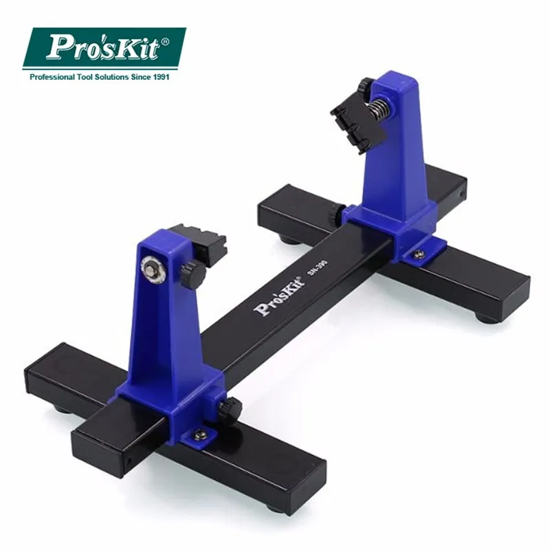 Pro'sKit SN-390 Adjustable Circuit Board Holder Frame PCB Soldering Tool 360 Degree Rotation Assembly Stand Clamp Repair Tool