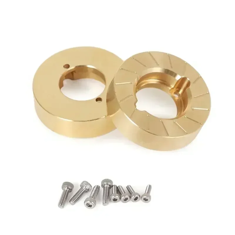 

4 шт. Металлические внутренние грузики для колес, медные противовесы для радиоуправляемых моделей Axial SCX10 II 90046 90047 1/10