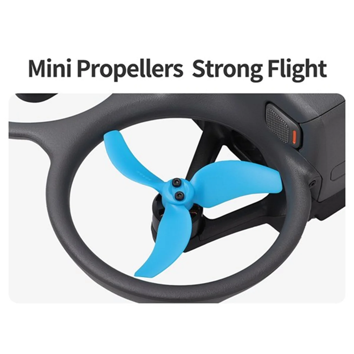 4 pares de lâminas de hélice para Avata 2 hélice 3032S lâminas mini leve drone asa acessórios preto