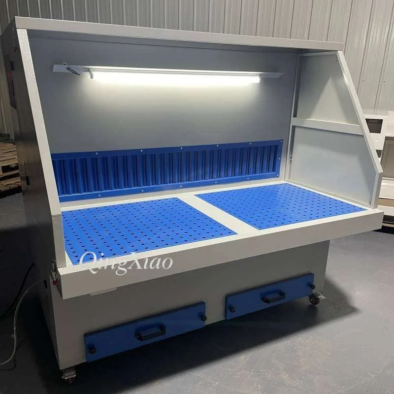 Industrial Downdraft Sanding Dust Collector Workbench Grinding Polishing Table for Metal Wood Stone Deburring Dust Extraction