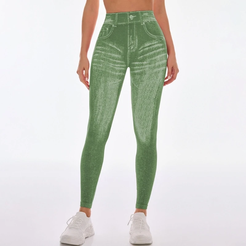 V-shaped backless faux leggings, butt lift and, high waist jeans, pleated leggings JOME