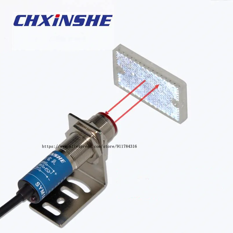 

SYM18J-4SN1/4SP1 M18 Laser Sensor Feedback Reflex Photoelectric Switch Sn-4m 200mA 10-30VDC Visible Light