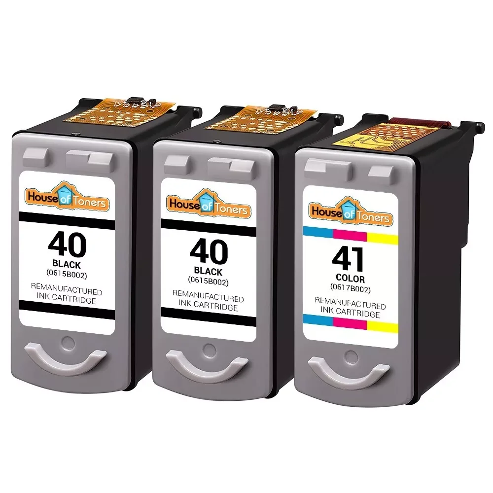 

3PK PG40 Blk & CL41 COLOR Ink Printer Cartridge for Canon PIXMA MP150 MP140