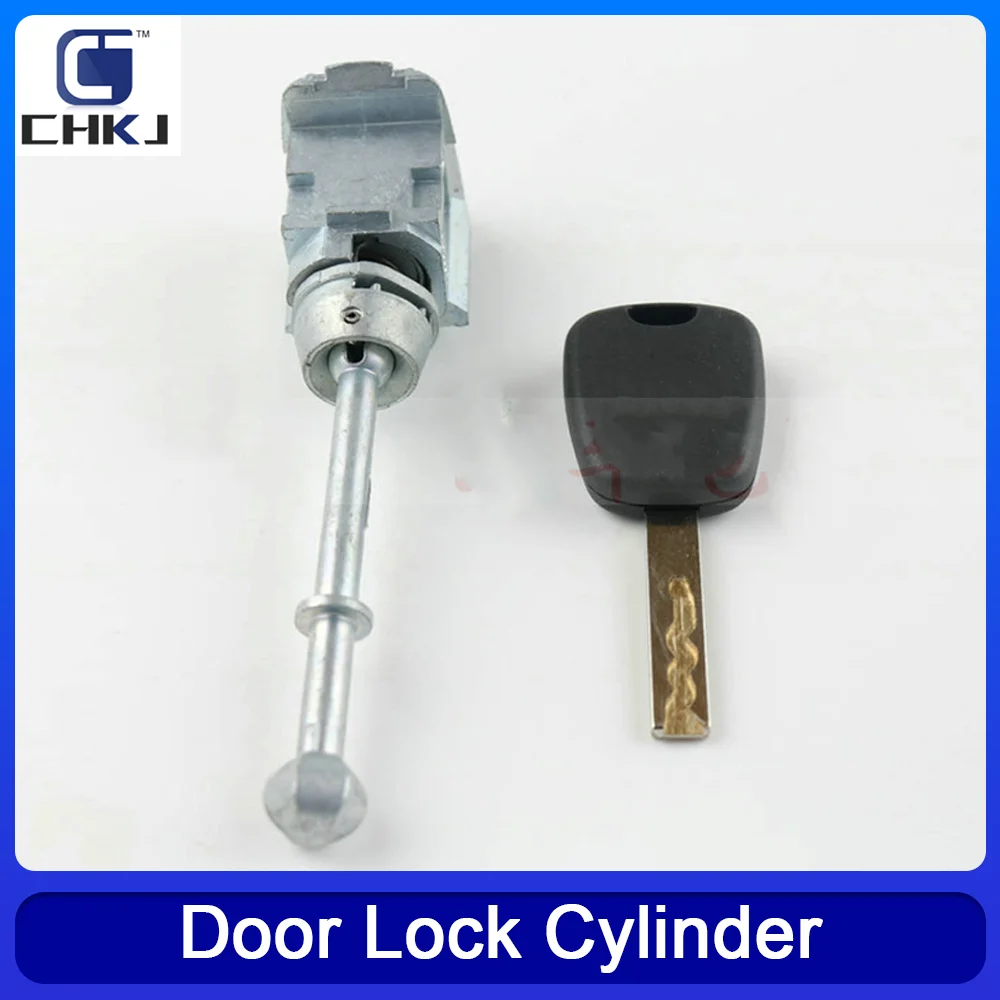 CHKJ Left front door main driving door lock cylinder For Peugeot 508 Citroen C3 C5 Peugeot 207 2008 Central control door lock