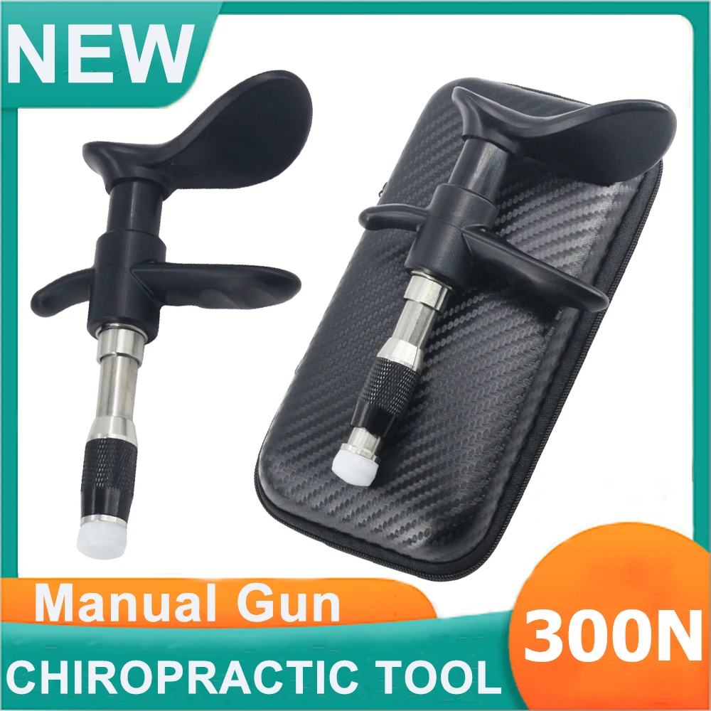 

Single Head Chiropractic Adjusting Tool Spine Massage Gun Limb Pain Relief Therapy Correction Spinal 300N Manual Massager 2024