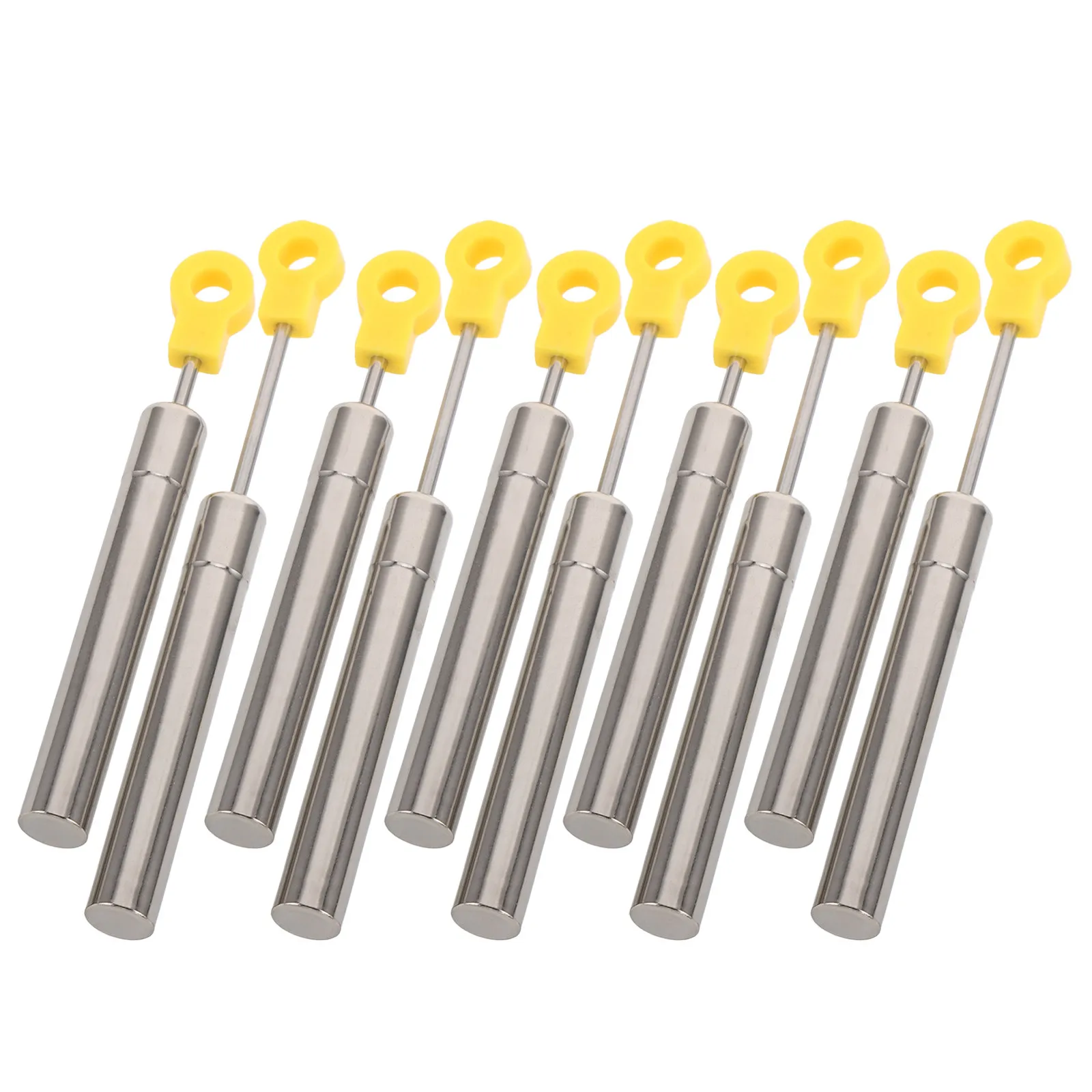 10Pcs Trash Can Soft Close Damper Hydraulic Piston Replacement Quiet-Close Mechanism for Home Office Wastebasket Lid Noise
