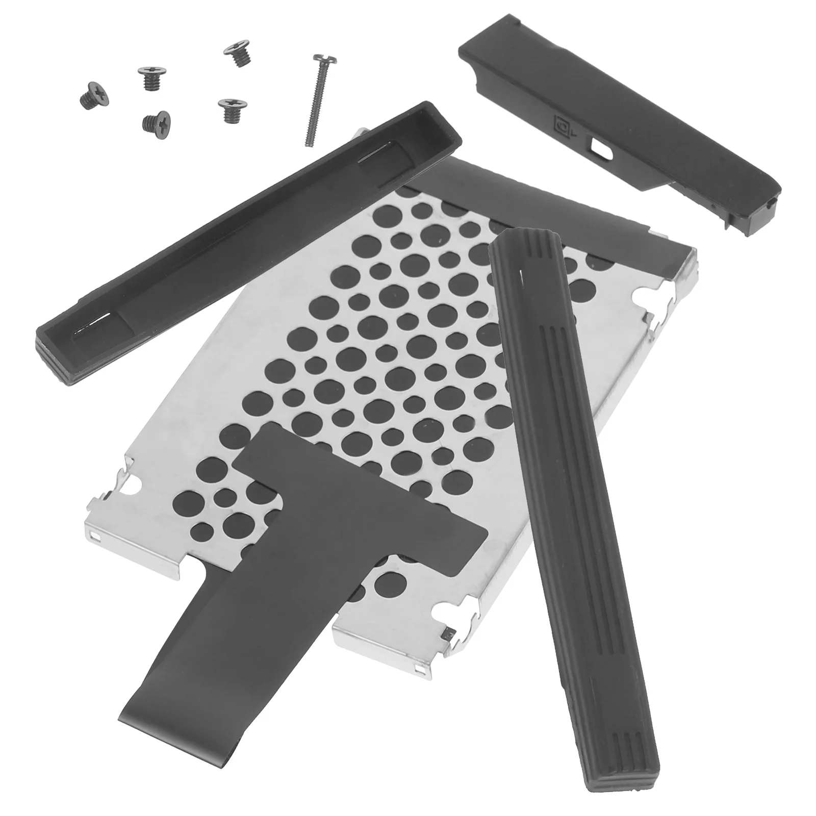 

1 set Hard Drive Cage Mounting Computer Part Tray Adapter Rails Disk Cover for T61 Computer Accessory
