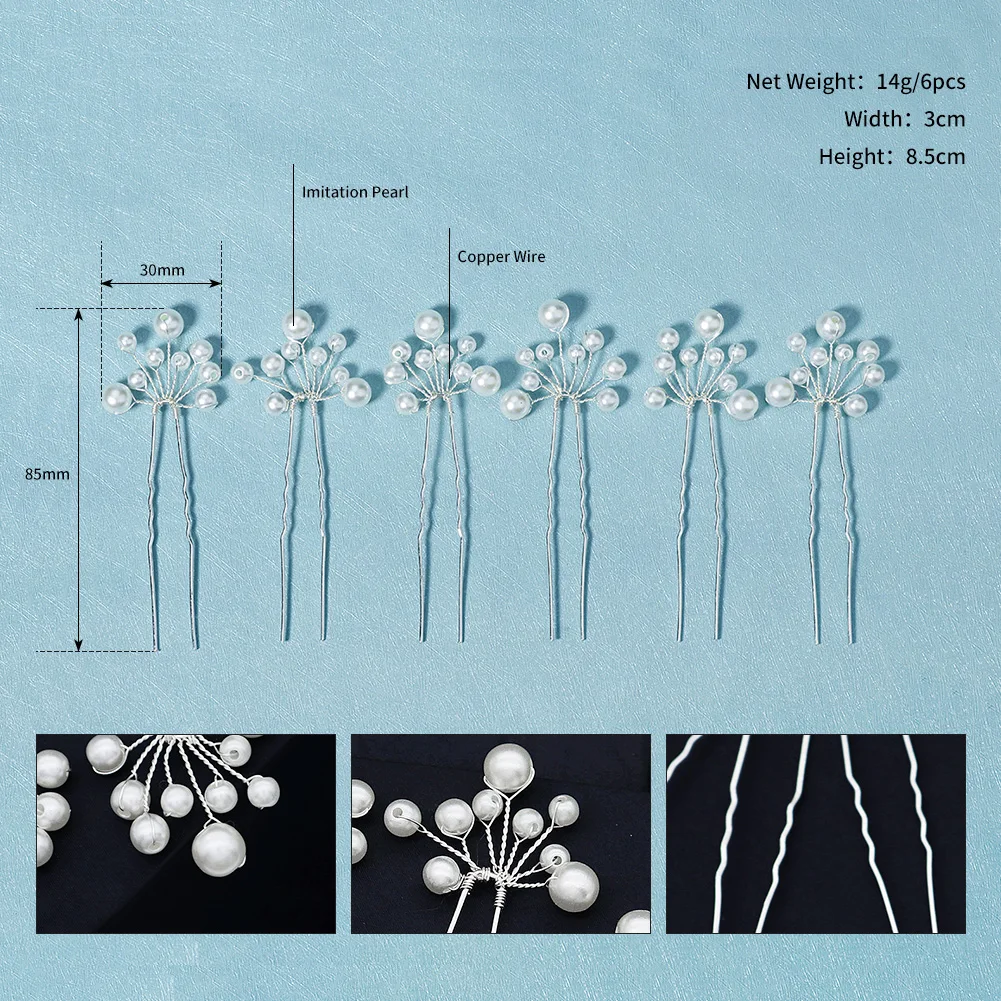 خمر اللؤلؤ زهرة دبوس الشعر مجموعة أنيقة اليدوية مطرز مشبك شعر للنساء حفلة عطلة بنس للشعر مجوهرات اكسسوارات