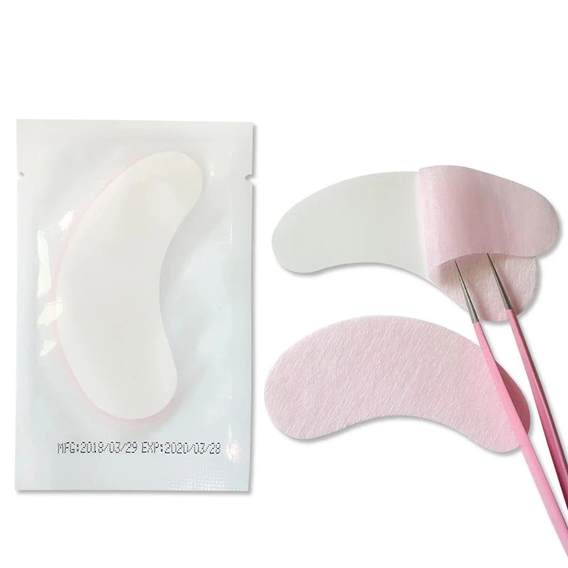 50Pairs Wimper Extension Patch Gel Eye Pad Lint Gratis Under Eye Sticker Lash Lift Levert Hydrogel Patch Make-Up Tool