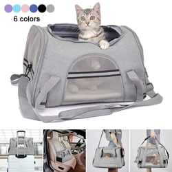 Cat Bags Soft-Sided Portable Travel Pet Bag Foldable Handbag Airline Approved Transport For Small Dogs Cats Outgoing