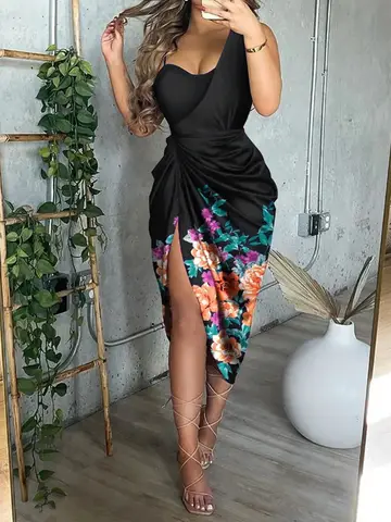 पार्टी ड्रेस प्लस साइज़ लेडीज़ मिडी सेक्विन मेश लॉन्ग स्लीव लेस एलिगेंट बॉडीकॉन L-4XL 5XL इवनिंग ड्रेसेस महिलाओं के लिए समर 10 best sales महिलाओं के औपचारिक कपड़े - №4