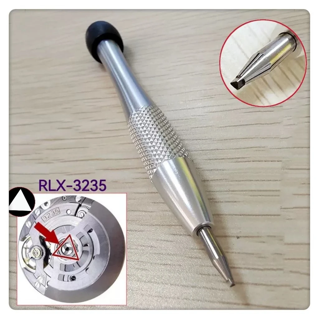 3235 Movement Rotor Bearing Tool | Triangular Screwdriver for Automatic Rotor Removal Watch Repair - view 4