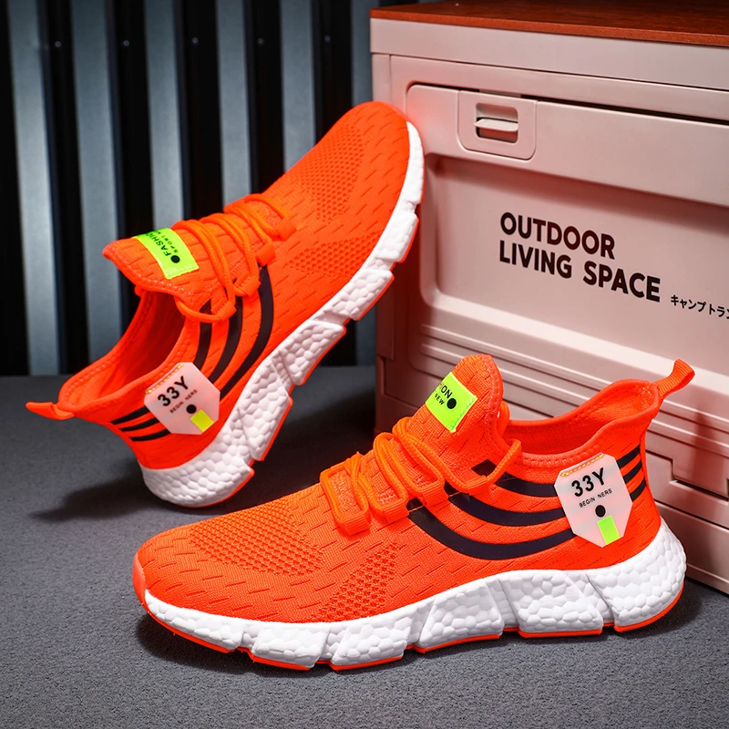 Men Casual Sport Shoes Breathable Lightweight Sneakers Unisex Outdoor Mesh Running Shoe Athletic Jogging Tenis Walking Shoes Men