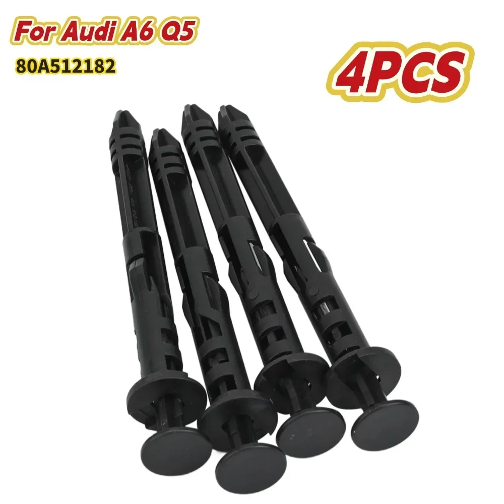 4pcs Rear Swing Guard Pin 80A512182 FOR Audi A6 Q5 Black Automobile Accessories Vehicle Protection And Security
