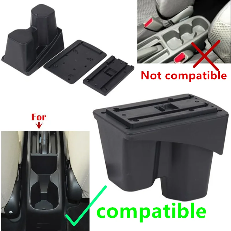 For Honda City Armrest Box For Honda New City Car Armrest box Central Storage box Interior Dedicated Retrofit Car Accessories
