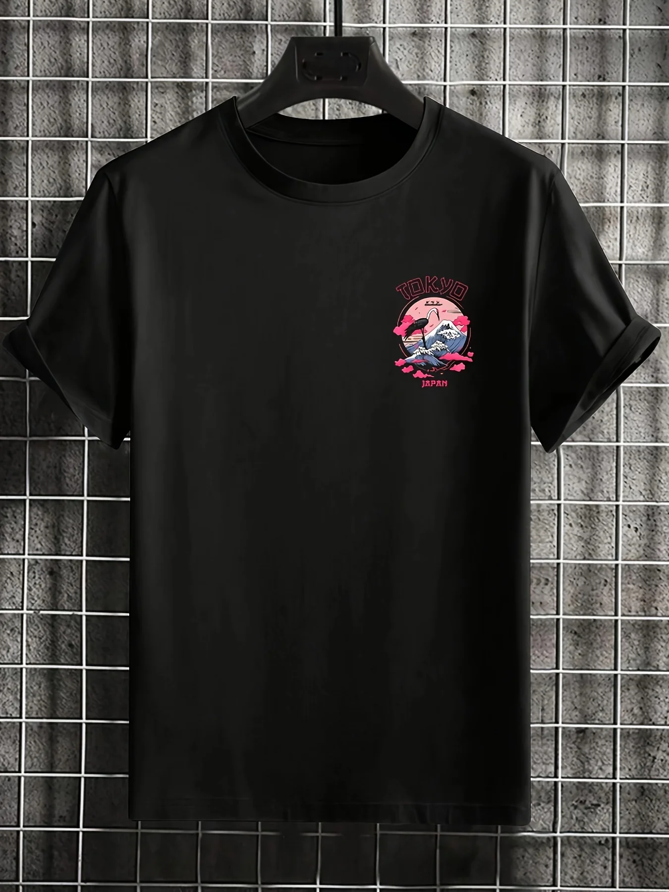 Men 100% Cotton Smiling Glitter Broken Bear Graphic Print T Shirts Short Sleeve Avant-garde Casual Summer Streetwear Tops