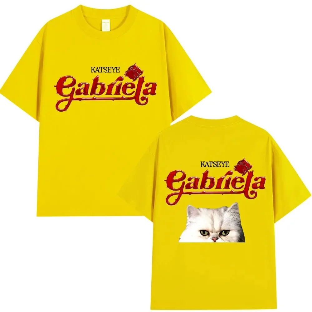 KATSEYE Gabriela Tour 2025 Grafik-T-Shirts Mode Hip-Hop Vintage Herren Damen T-Shirt Mode Harajuku Kawaii Y2K Kleidung – Detail 6