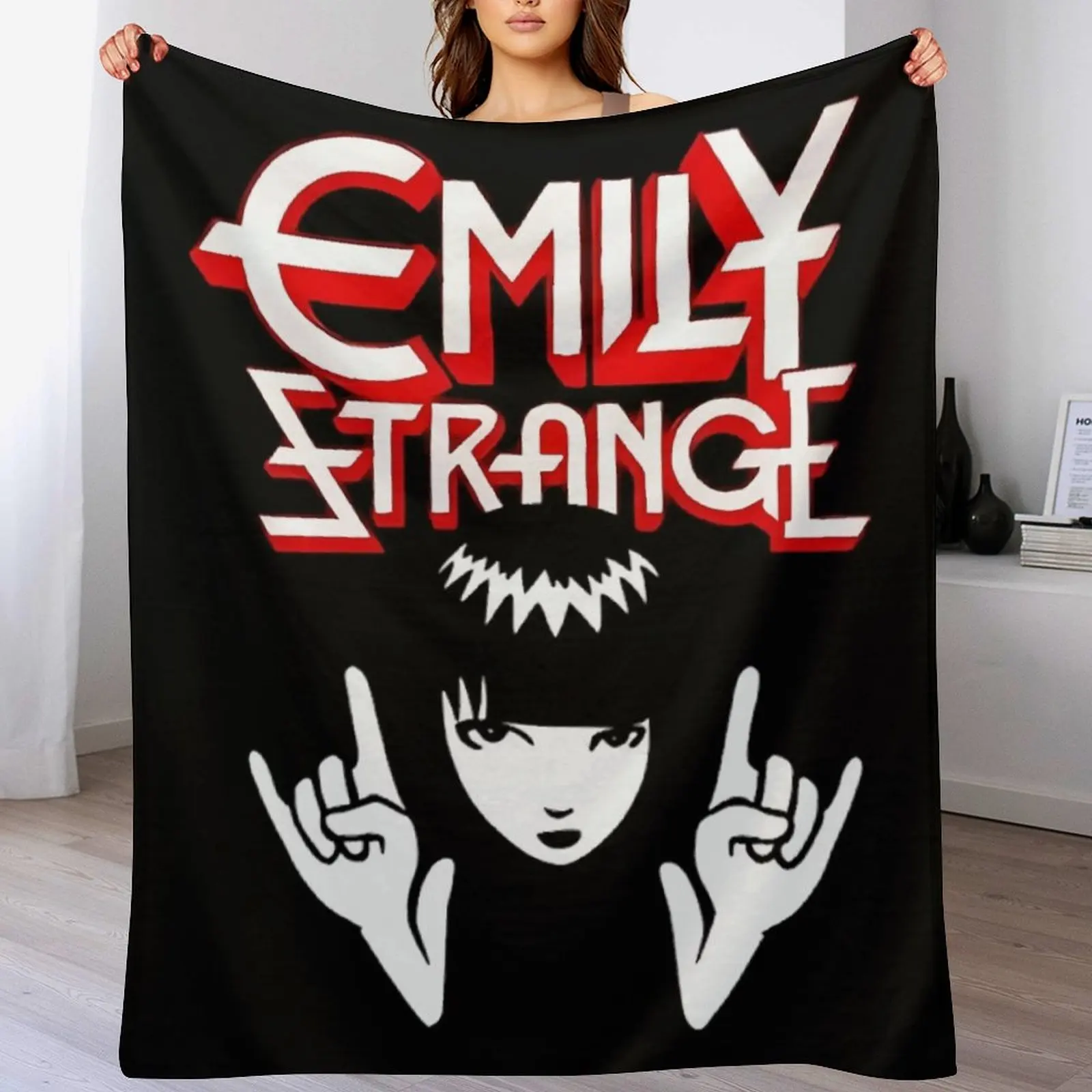 Vintage Emily Anime -Classic Emily Manga Throw Blanket Cozy Microfiber Throw Blanket for Home Bedroom