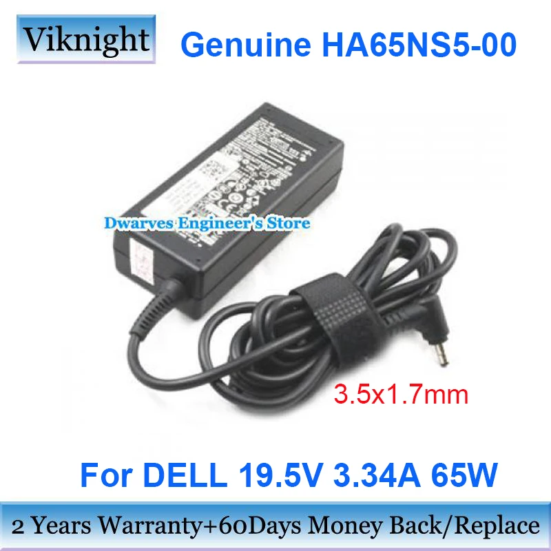 Genuíno Adp65th f Da65nm11100 19.5v 3.34a 65w Adaptador de Alimentação ca para Dell Vostro V5470d Série 9c29n A065r064l Carregador