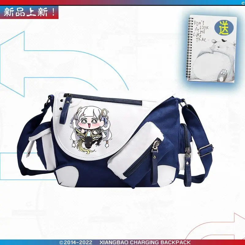 Mingchao Game Peripheral Q Version Character Jinxi Cartoon Anime Teenage Student Crossbody Single Shoulder Bag Ww Ani
