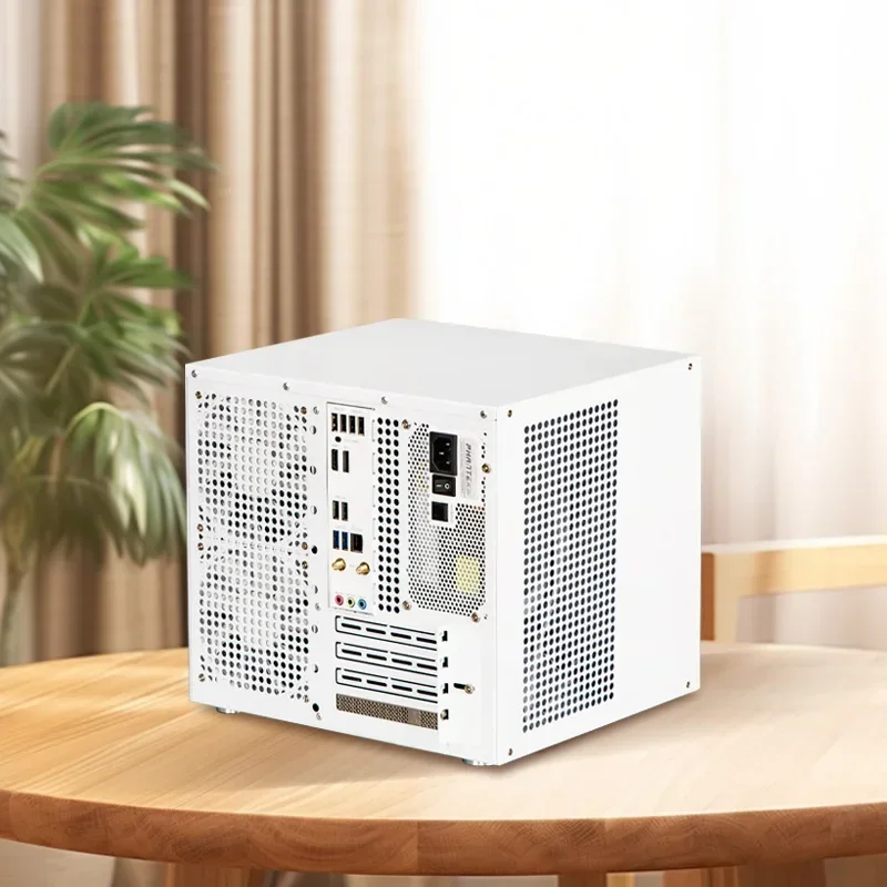 Imagem -02 - Sagitário-chassi Nas com Encosto Fonte de Alimentação Atx Matx Pcie em Altura Total Armazenamento Qunhui Aio Baias