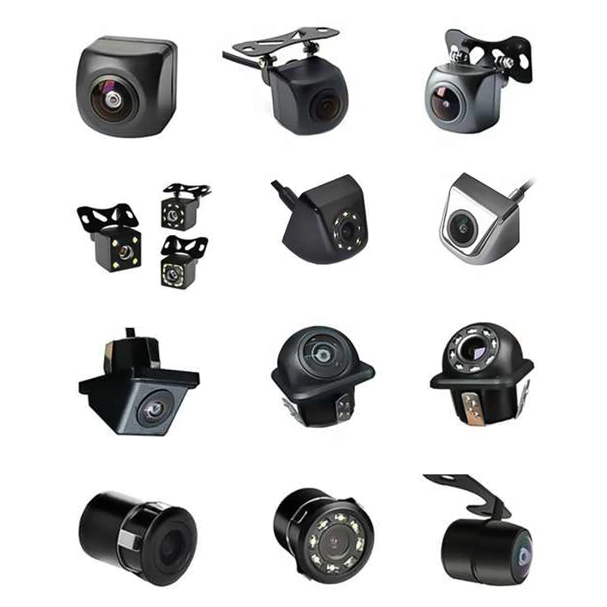 

2 шт. автомобильная парковочная камера заднего вида ночного видения ИК/светодиодная резервная камера заднего вида CCD HD водонепроницаемая камера IP67 автомобильная задняя камера