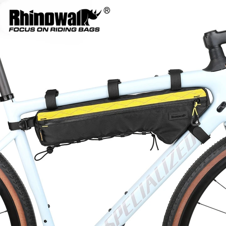 

Rhinowalk Bike Frame Bag 2.4L Bike Triangle Bag Bikepacking Cycling Travel Luggage Bag Fit MTB Road Bike