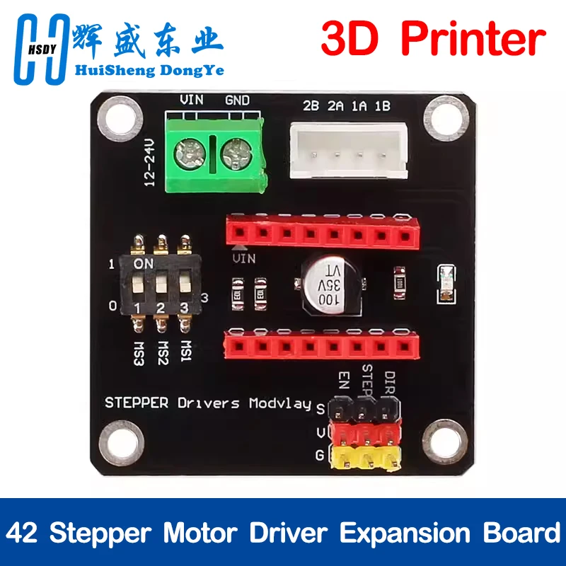 42 Stepper Motor Driver Expansion Board DRV8825 A4988 3D Printer Control Shield Module For Arduino  Ramps1.4 DIY Kit