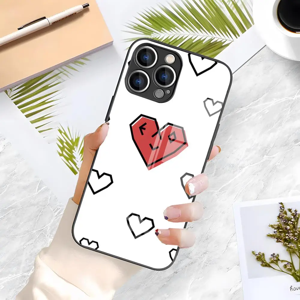 Funda de Teléfono con Diseño del Grupo Coreano E-EXO para iPhone 17 Pro Max, 15 Pro, 16, 14 Plus, 12, 13 Mini, 11 Pro, Carcasa de Vidrio Antigolpes