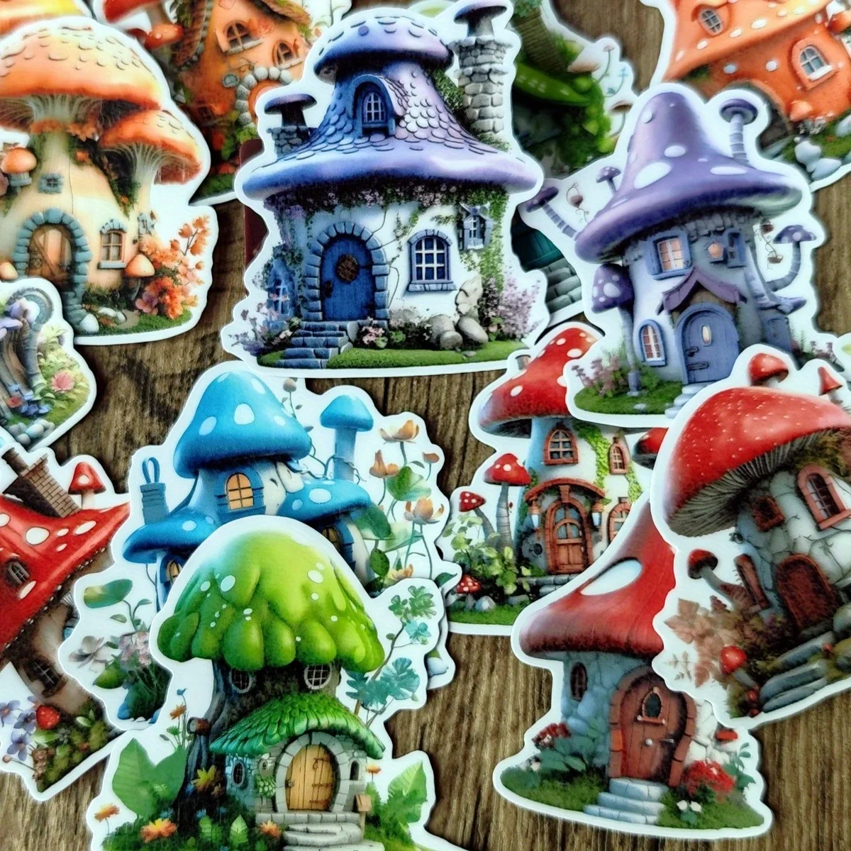 Cute Forest Fantasy Cute Mushroom Room Stickers Crafts Scrapbooking  Planner Journal Stationery Planner  journal  vintage