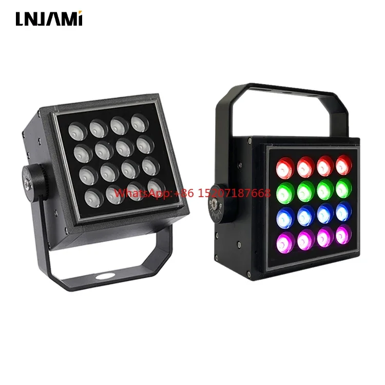 

Outdoor IP66 High Power Narrow Beam 24W RGB LED Project Facade Flood Light For Building Bridge Park Lighting