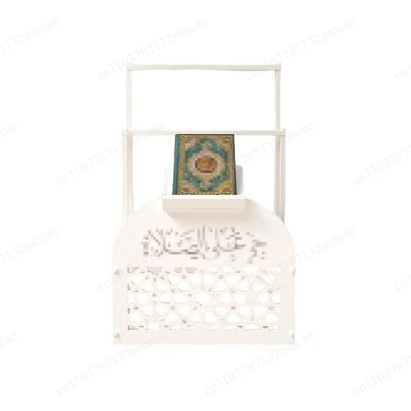 New Middle East Wooden Prayer Book Stand - Prayer Mat Storage Rack Multi-functional Organizer Home Decor Ornament
