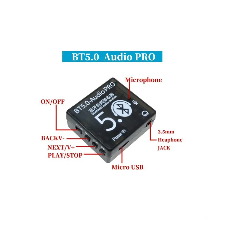 Bluetooth Audio Receiver board Bluetooth 5.0 mp3 lossless decoder board Wireless Stereo Music Module