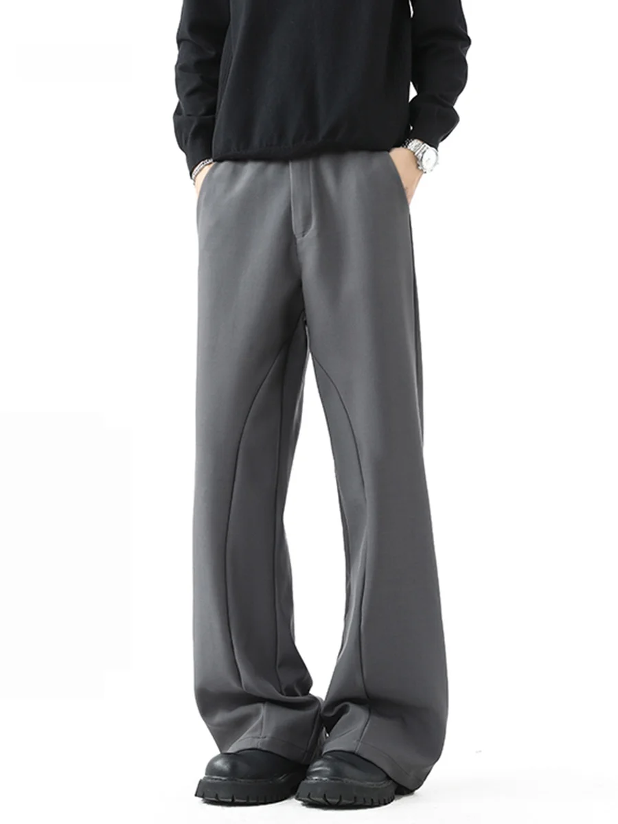 

Мужские повседневные брюки American Sle Cleanfit: осенне-зимняя новинка, модный бренд, премиум-класс, слегка расклешенные, прямые, длинные брюки