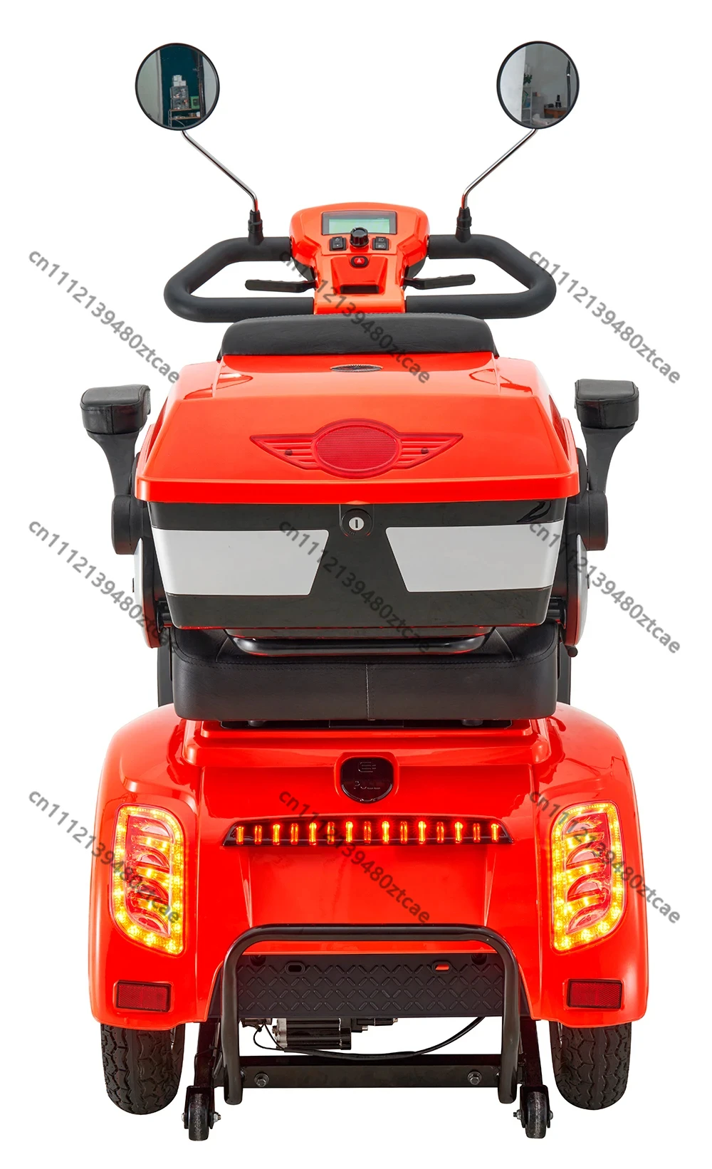 CE Certified Elderly 4 Wheel Electric Mobility Scooter 1000W 20AH Adjustable Seat Outdoor Travel Mobility Device