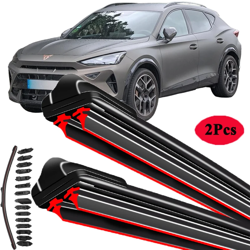 

For Cupra Formentor 2020-2024 Car Windshield Wiper Blade Front Windscreen Brushes Washer Accessories Cleaning Replacement Parts