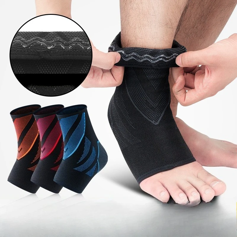 

Ankle Protector Knitted Breathable Compression Ankle Sleeve Basketball Soccer Running Anti Heel Injury Protector