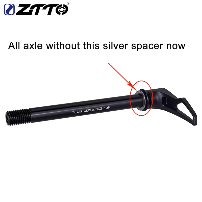 ZTTO MTB Thru Axle Road Bike Shaft Front Hub Rear Hub Skewers 12mm 15mm Wheel Axis Hub Shaft 12x142 12x148 FRONT 12X140 FORK