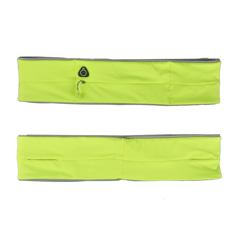 Marathon-Laufgürtel für Mobiltelefone Unisex Sporttaschen Fitness-Gürtel Hüfttasche Radfahren Joggen Reflektierender Streifen Gürteltasche – Detail 1