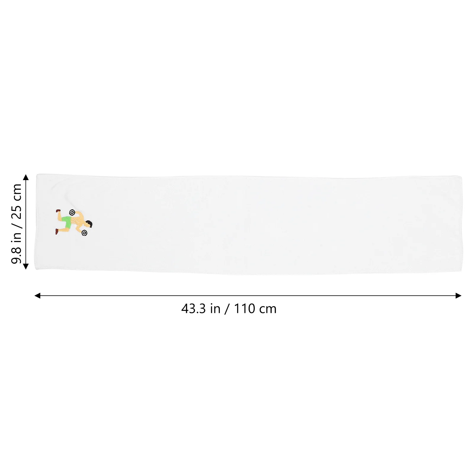 

Sports Towel Premium Polyamide Fiber Purple 25x110cm Quick Dry Breathable Absorbent for Running Yoga Gym Biking Outdoor Travel