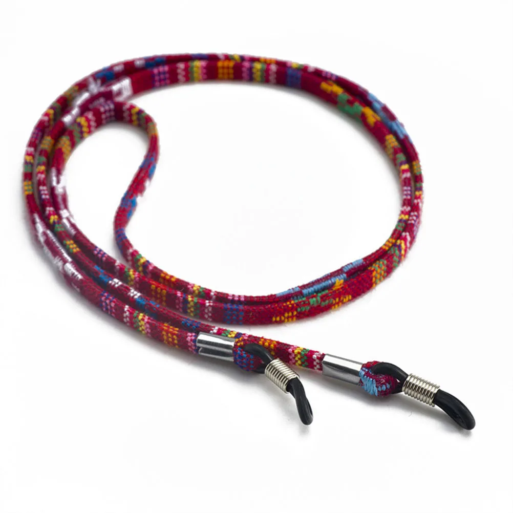 

Stylish Durable Eyeglass Chain Retainer Strap for Women Men Sunglasses Glasses Lightweight Washable Red Color Available